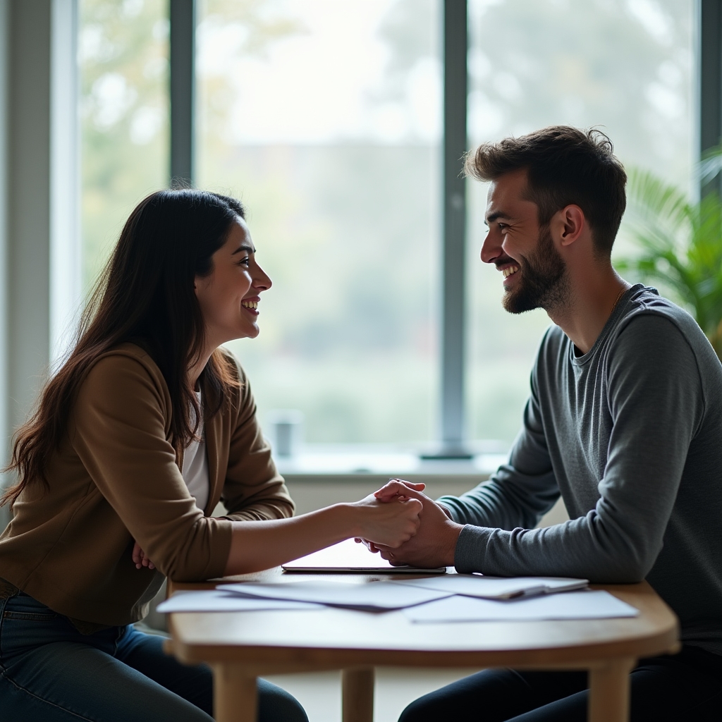 Conversación de cierre entre mentor y estudiante al finalizar el curso
